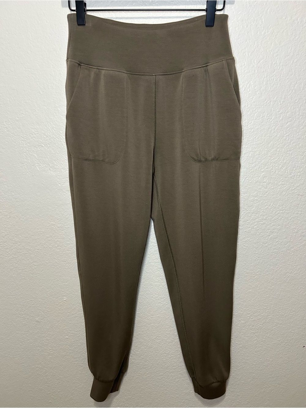 Sage Collective Super Soft Jogger Sweatpants - Tan Gray - Size Small